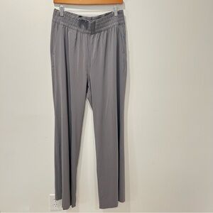 Vuori Villa Wide Leg Pants Womens XL Gray Pull-On Elastic Waist Pockets VW4047